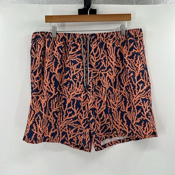 Peter Millar Crowned Coral Swim Trunks - Sahar - XL - New with tags - Picture 1 of 7